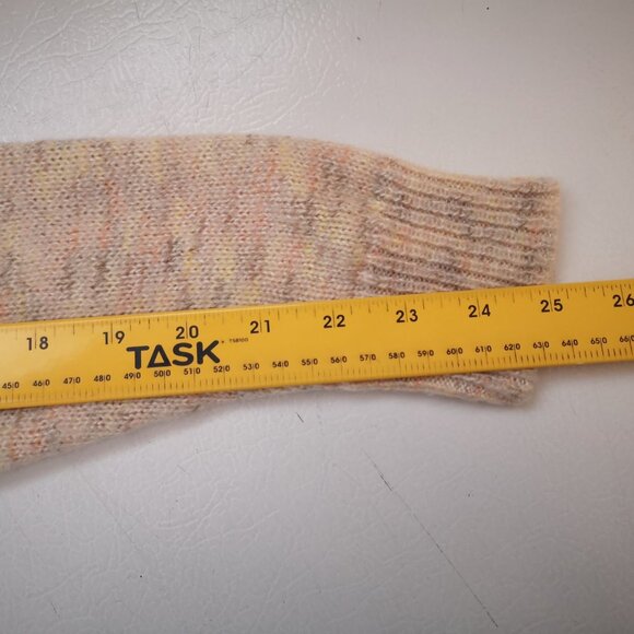 2/$30.00 - Cleo Ladies V-neck with Scarf Multi Colored Long Sweater / Tunic - Picture 11 of 12